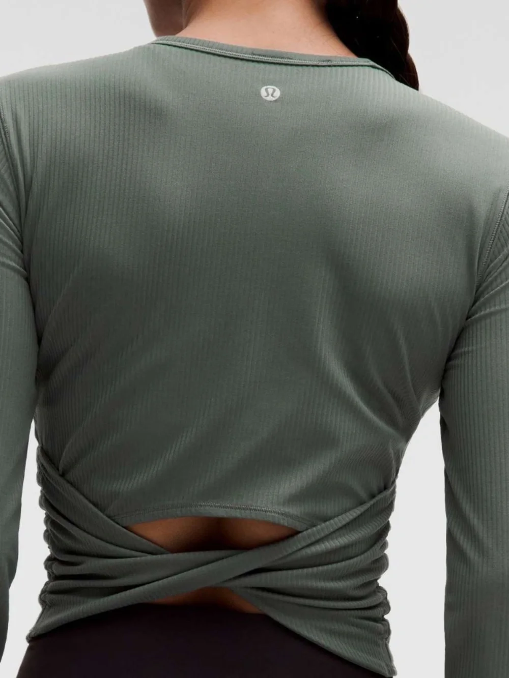 Lululemon All It Takes Back-Twist Ribbed Long Sleeve